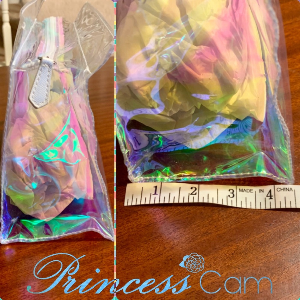 🦄Holographic “MAGIC INSIDE” Iridescent Clear Bag - Picture 6 of 8